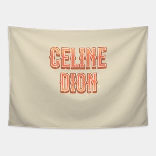 celineText vintage Tapestry