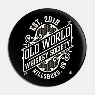 White logo, Hillsboro Pin