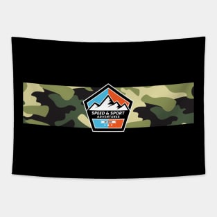 Camo Pentagon Tapestry