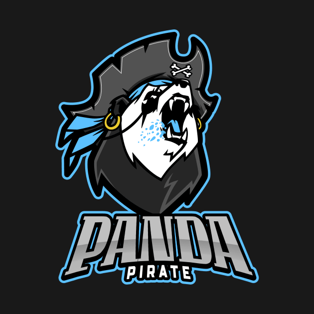 Panda Pirate by Dog Lovers Store