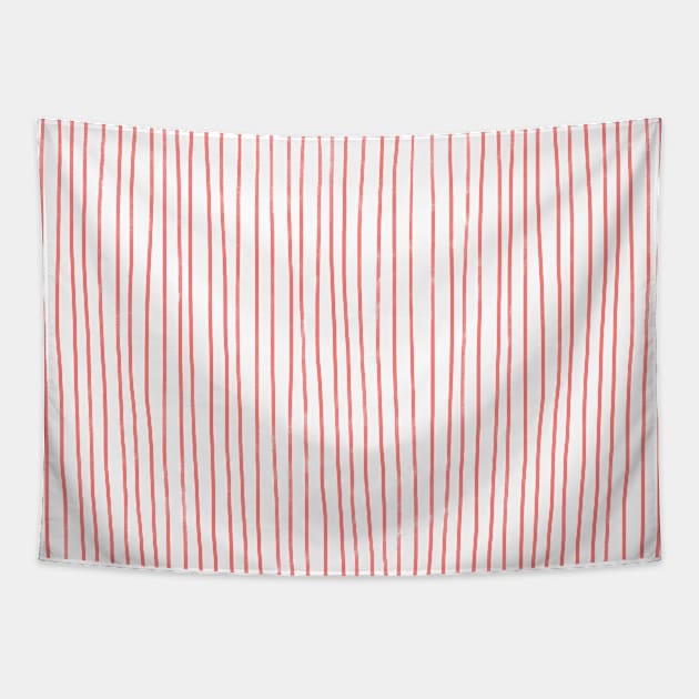 Pink stripes Tapestry by dariko art