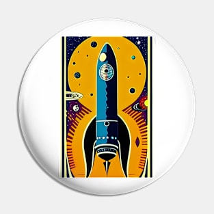 Rocket Ship Pin