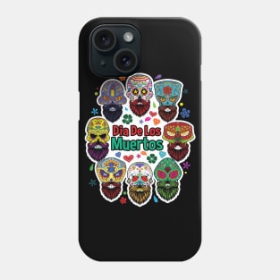 Dia de los Muertos Sugar Skulls Phone Case