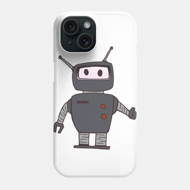 Roger Robot Phone Case by LukeHarding