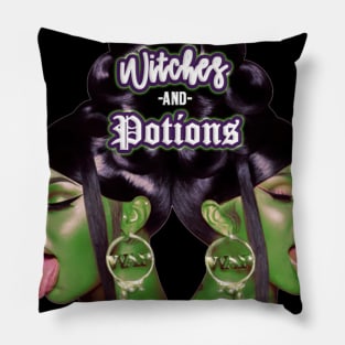 WAP Witches and Potions Halloween Spooky Season Pillow