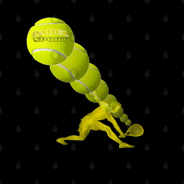 Padel sport 7 yellow by DymSportswear