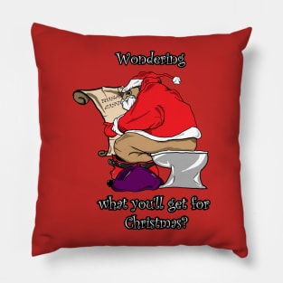 Funny Santa Pillow