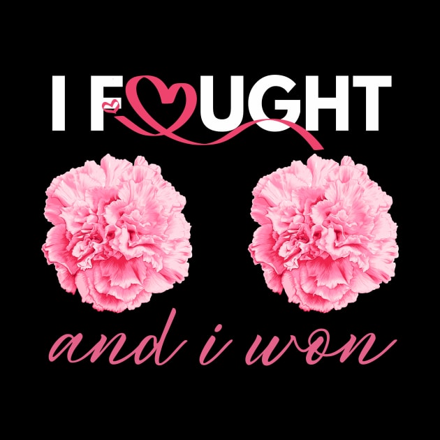 Breast Cancer Awareness I Fought And I Won Women by IYearDesign