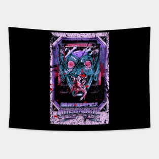 Dueling With The Trucks Maximum Overdrive Action-Packed Tee Tapestry