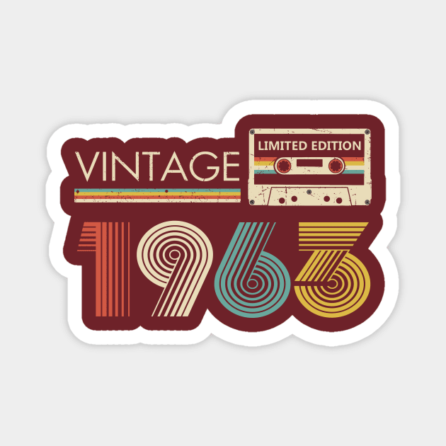 Vintage 1963 Limited Edition Cassette Magnet by louismcfarland