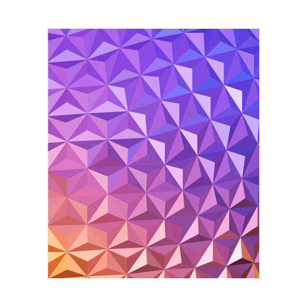 Low Poly Spaceship Earth (Sunset) by PaprikaPanda