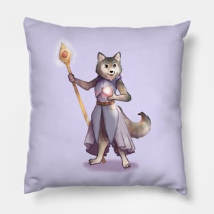 Sorcerer Wolf Pillow