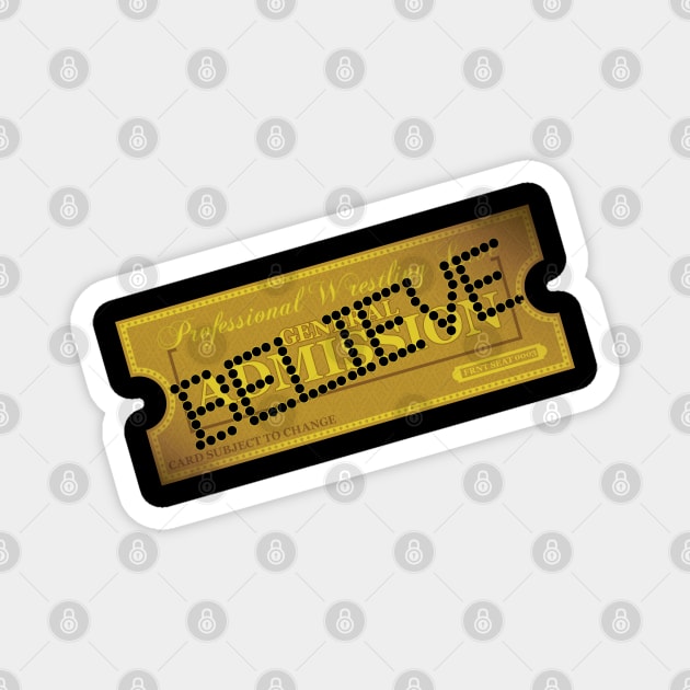 Believe in In Professional Wrestling Polar Express Parody Magnet by Gimmickbydesign
