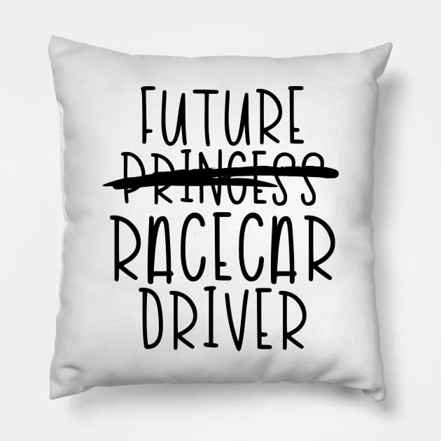 Future Racecar Driver Pillow by hoddynoddy