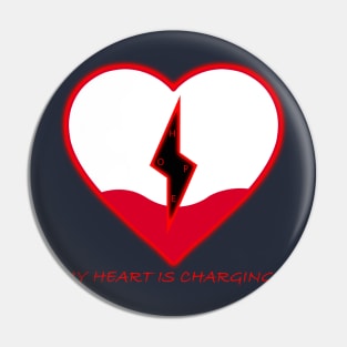 Heart Charging Pin