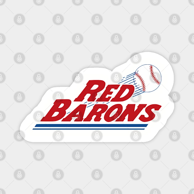 Scranton/Wilkes-Barre Red Barons Magnet by Tee Arcade