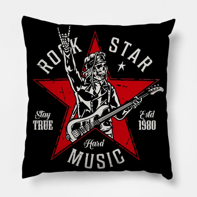 star rock music celebrity superstar Pillow by Supertrooper