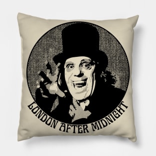 Lon Chaney in classic horror movie London After Midnight Pillow