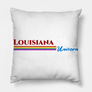 Louisiana Unicorn Gift Pillow