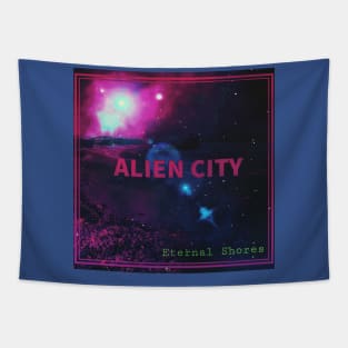 Alien City Eternal Shores Tapestry