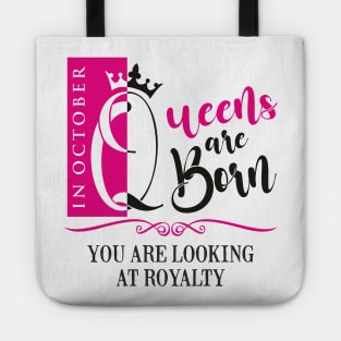 October Birthday Queens Tote