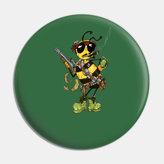 Bee Bad Pin by sketchfiles