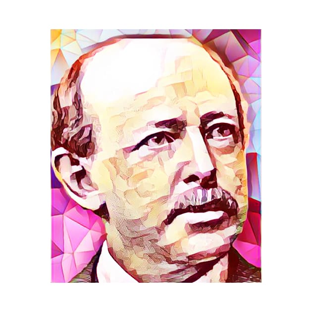 Horatio Alger Pink Portrait | Horatio Alger Artwork 13 by JustLit