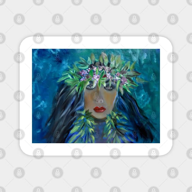 Hawaiian Monarch Hula Magnet by jennyleeandjim