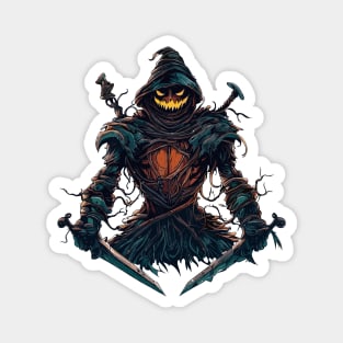 Spooky Scarecrow Magnet