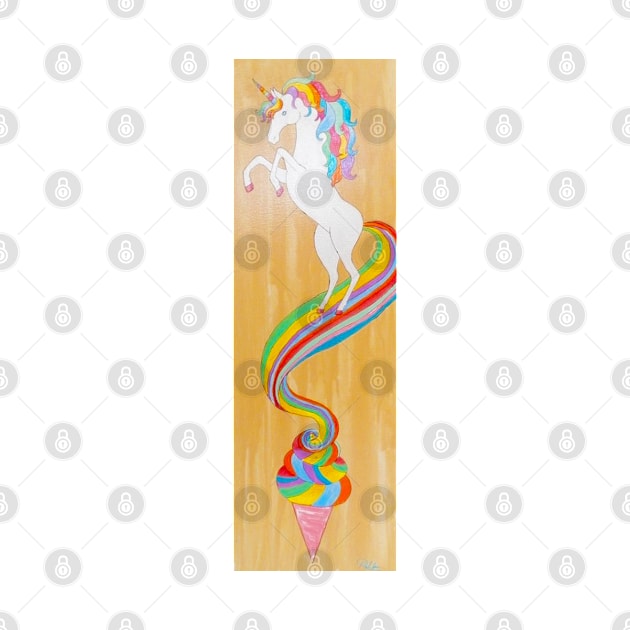 Unicorn and Ice Cream by Polette Color