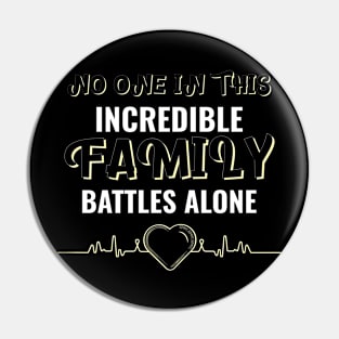 No one in this incredible family battles alone. Pin