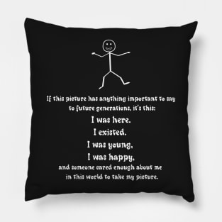 Stickman Pillow