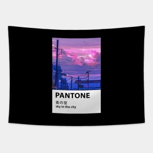 Anime Aesthetic Pantone Tapestry