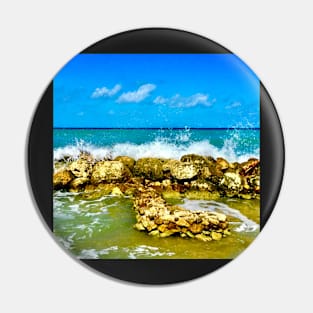 Beach landscape Pin