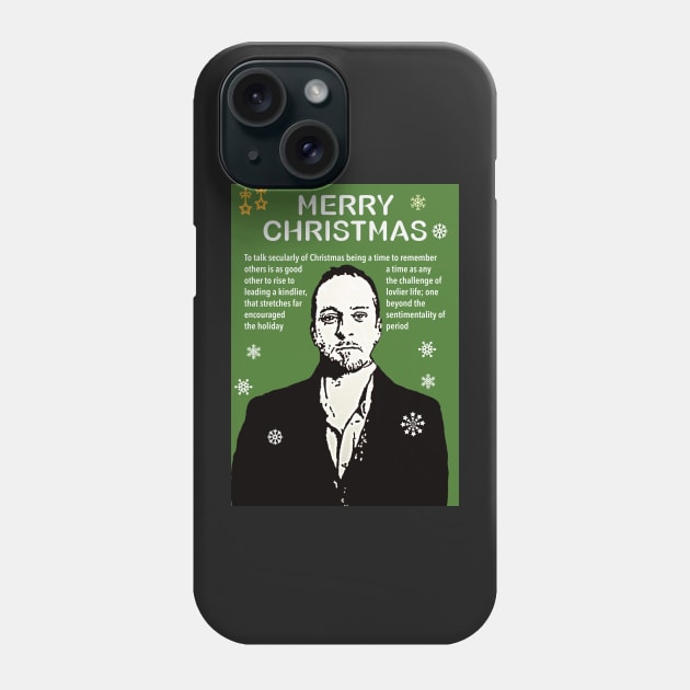 Atheist Christmas with Derren Brown Phone Case by DJVYEATES