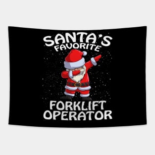 Santas Favorite Forklift Operator Christmas Tapestry