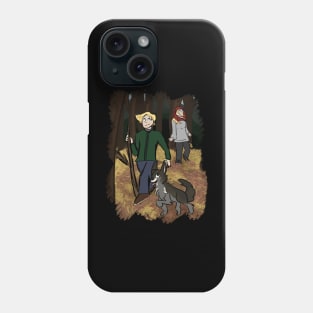 Walking in the forest Phone Case