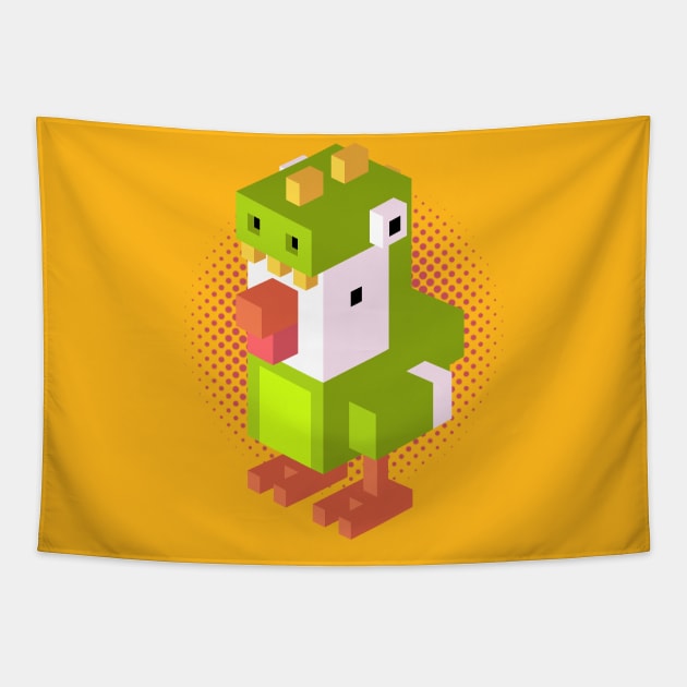 Dino Rooster Tapestry by Atpidarp
