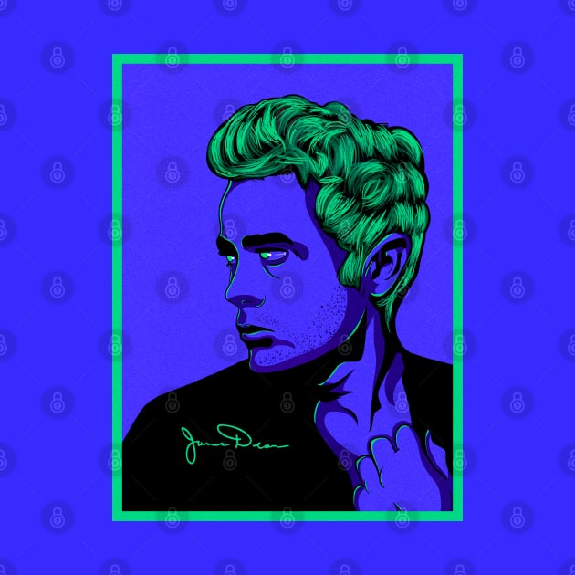 James Dean Neon by MarylinRam18