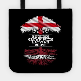 English Grown With Latvian Roots - Gift for Latvian With Roots From Latvia Tote