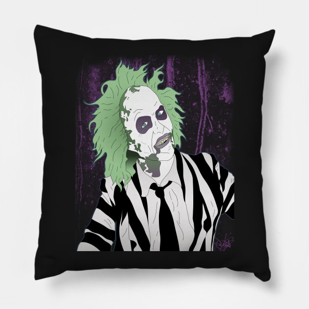 Ghost with the most babe Pillow by schockgraphics