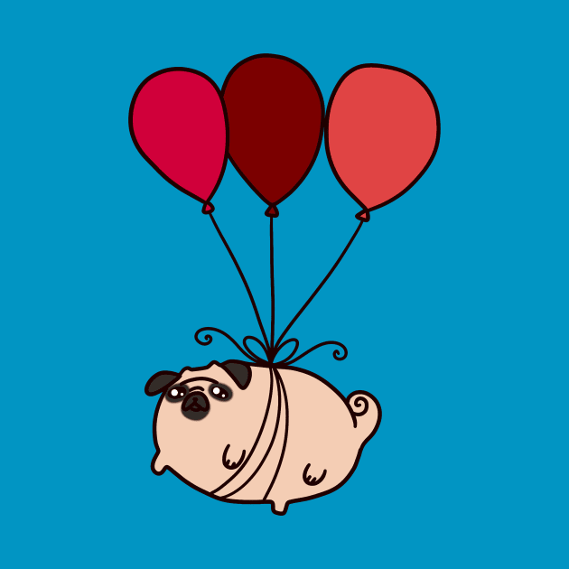 Balloon Pug by saradaboru