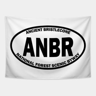 Ancient Bristlecone National Forest Scenic Byway oval Tapestry