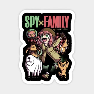Anya’s Mischievous Expression – Spy x Family Magnet