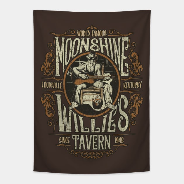 Moonshine Willie's Tavern 1948 Tapestry by JCD666