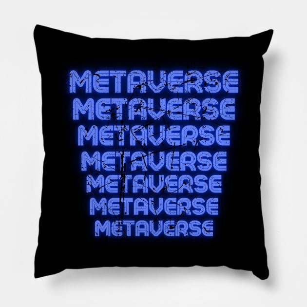 METAVERSE NEW AGE BUT VINTAGE Pillow by KutieKoot T's