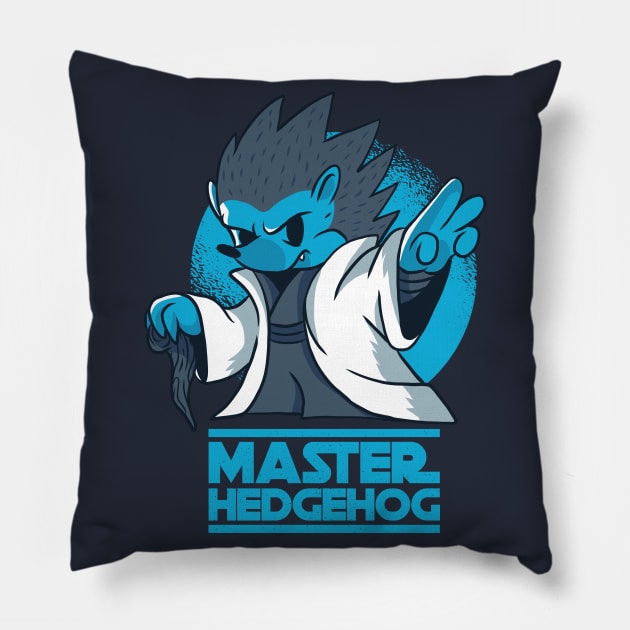 Master hedgehog Pillow by Yolanda84