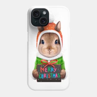 Christmas rabbit Phone Case