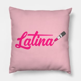 Latina Lipstick Pillow