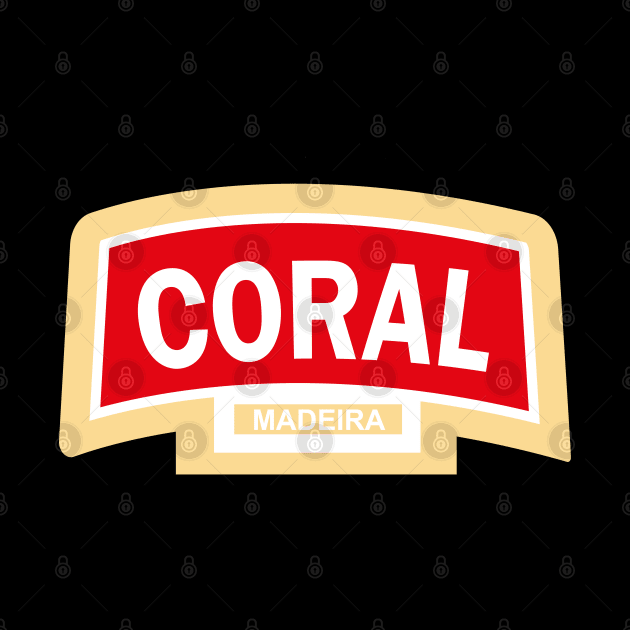 Madeira Island - Rotulo da cerveja Coral 2 / Coral beer label 2 by Donaby